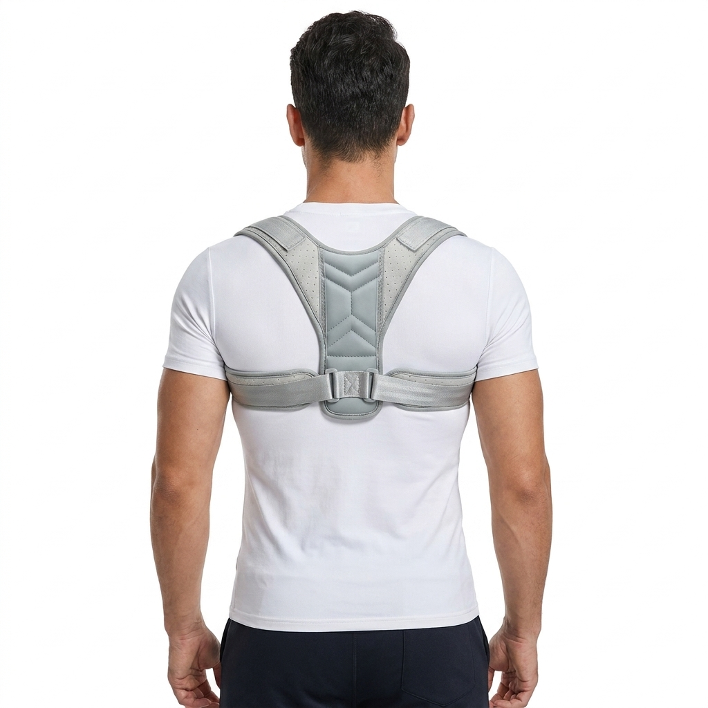 Posture Corrector – Man Back View